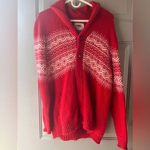 Men’s L Red Old Navy Cardigan